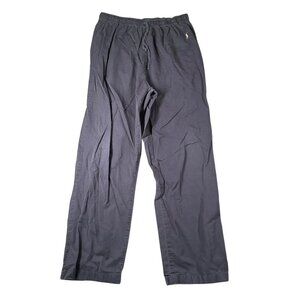 Polo Ralph Lauren Mens M Navy Blue Lounge Pants Cotton Elastic Waist Logo Pocket